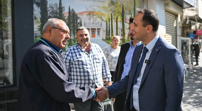 Başkan Eşki alanda... Sokağın nabzını tuttu