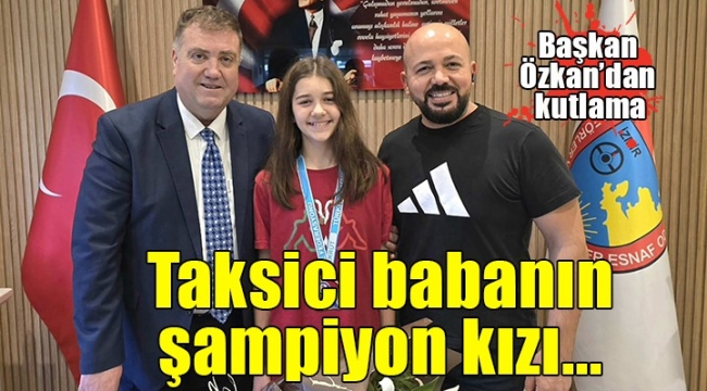 Taksici babanın şampiyon kızı... Yüzmede büyük başarı!