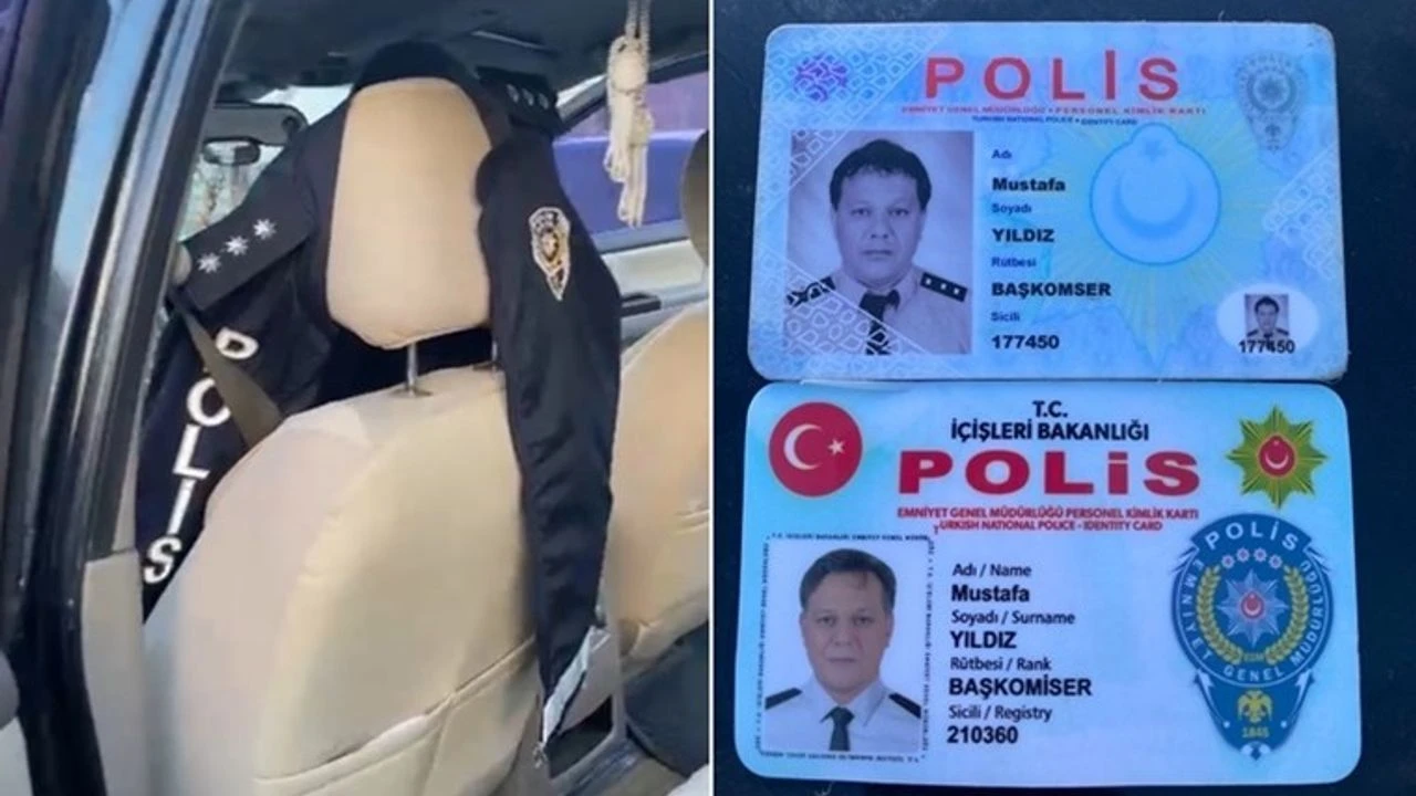 Sahte polisi kartındaki yazım hatası yakalattı